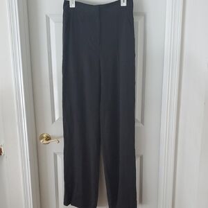 Veronica Beard Grigore Black High Rise Trousers Pants Size 6